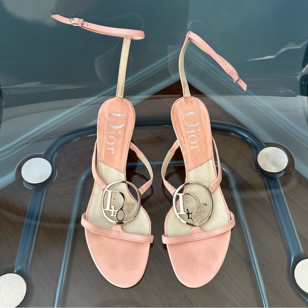 Vintage pink Dior sandals